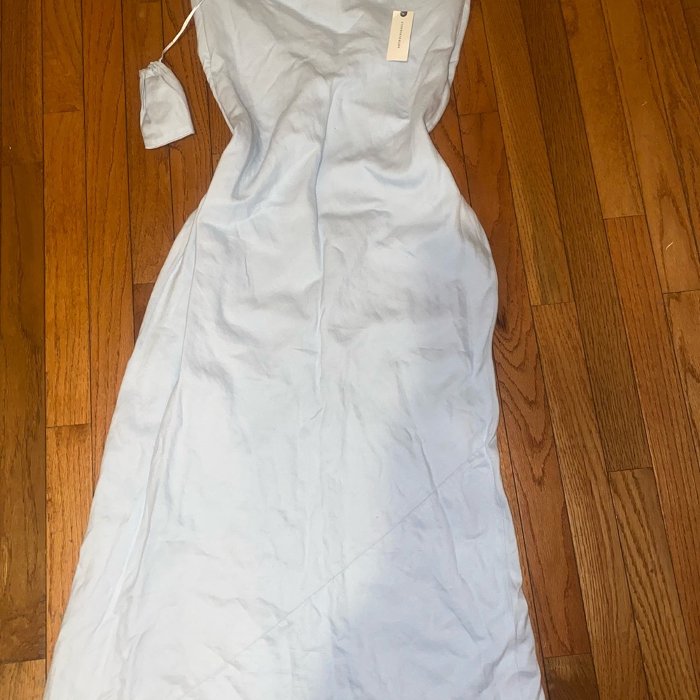 Anthropology Fleur Linen Maxi Slip Dress - Picture 3 of 8